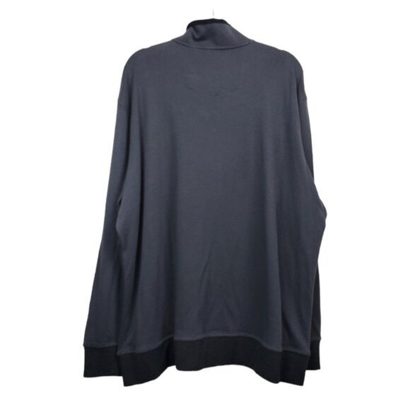 Robert Graham Mens Breck Charcoal Grey Black Full Zip Sweatshirt Size 4XL NWT - Picture 3 of 7